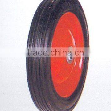 solid rubber wheel