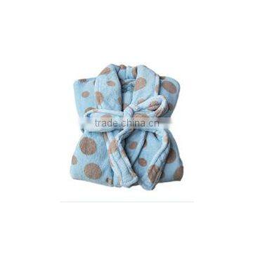 Fashion Style Coral Fleece Bathrobe With Long Sleeve photo-6