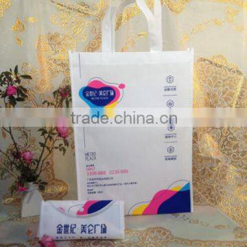 Foldable reusable custom non woven bags wholesale grocery shopping bags