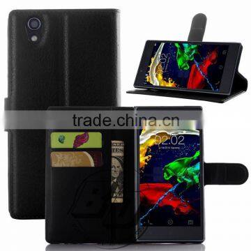 Ultra High Quality Flip PU Leather Wallet Magnetic Case with card holder For Lenovo P70 factory price