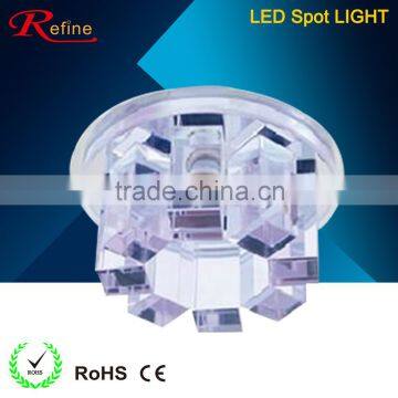 JCD9 Crystal Halogen Downlight Spot Light Glass Ceiling Lamp photo-4