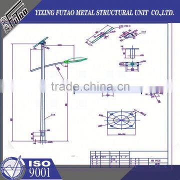 High Quality Galvanized Low Price Lamp Pole photo-2