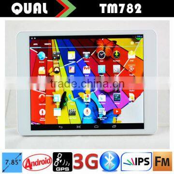 7.85 inch mini tablet cell phones with voice MTK8312 WCDMA 3G phone call Bluetooth GPS FM full function IPS Screen Android 4.4 Q