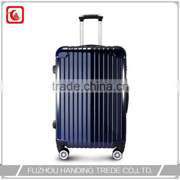 blue hard cute suitcase for woman , cheap suitcase for woman