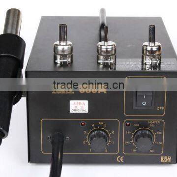 AIDA850A++ SMD rework system and hot air gun station ,Hot Air gun with 3 pcs Nozzles