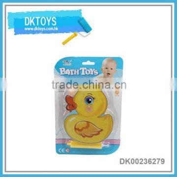 2016 cute design cartoon inflatable bathing toys duck tpye