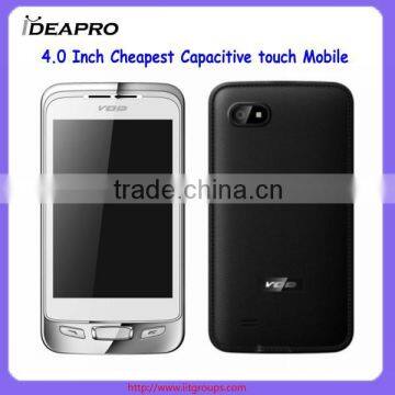 V2 Cheapest Capacitive Touch Mobile with GSM850/900/1800/1900MHz