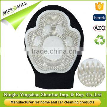 Pet product cleaning glove, TPR pet grooming brush pad, pet brush for pet bath