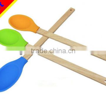 food grade cooking non-stick silicone cooking spoon