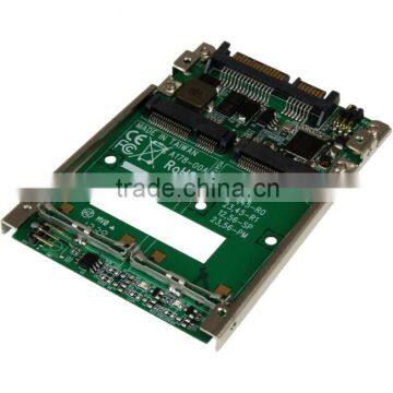 StarTech.com Dual mSATA SSD to 2.5 SATA RAID Adapter Converter