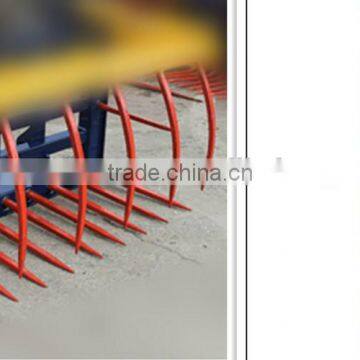 Heat-treated spring steel agricultural forged loader tine