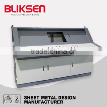 Custom fabrication mechanic fitting stainless steel enclosure