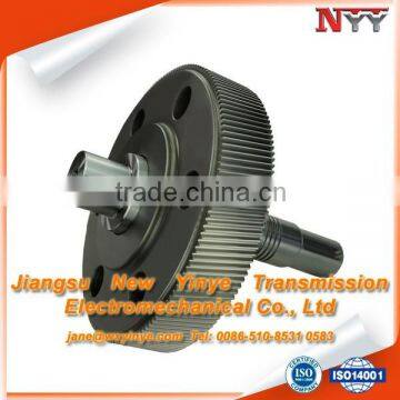 high precision large helical gear shaft