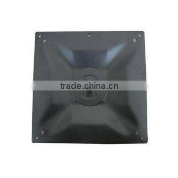 Texture Black Powder Steel Square Metal Table Legs photo-5