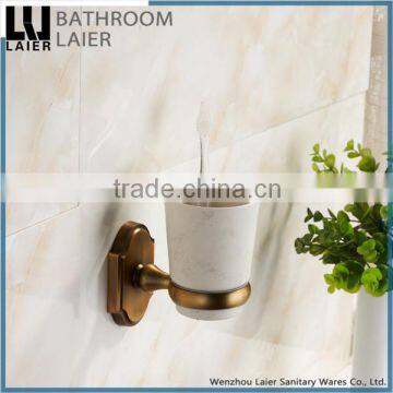 Economical Latest Styles & Innovations Zinc Alloy Antique Bronze Finishing Bathroom Sanitary Items Wall Mounted Tumbler Holder