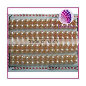 China Wholesale Half-drilled Button Cultured Freshwater Pearls