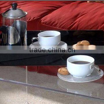 black and clear modern Acrylic Tray
