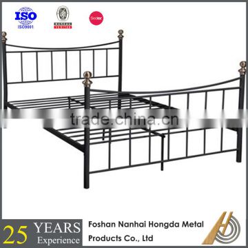 modern iron king bed furniture for bedroom