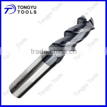 TiAlN coated solid carbide end mills