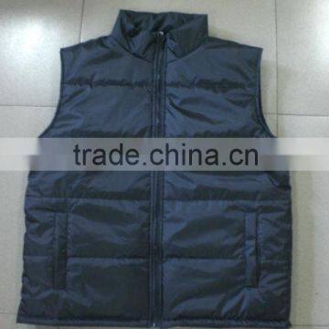 Promotion polyester cheap padding vest