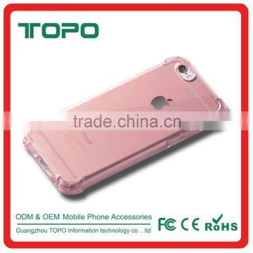 2016 Corners Gasbag slim Shockproof Anti-Shock Silicon soft TPU back cover Case For iphone 6 6s plus
