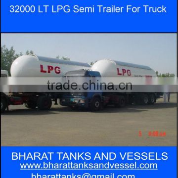 32000 LT LPG Semi Trailer For Truck