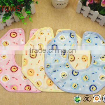 Personalized China Custom 25x25cm 200g Saliva Towel Cloth 10pcs Printed Baby Bibs Collar Drool Soft Velvet Material