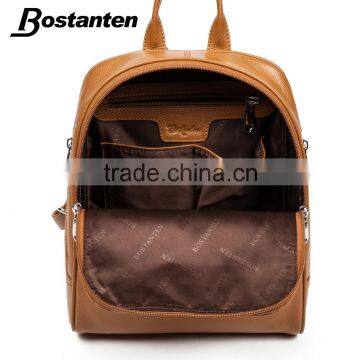 Leather Day Backpack Bag School Bag Girls Laptop Shoulders Bag photo-4
