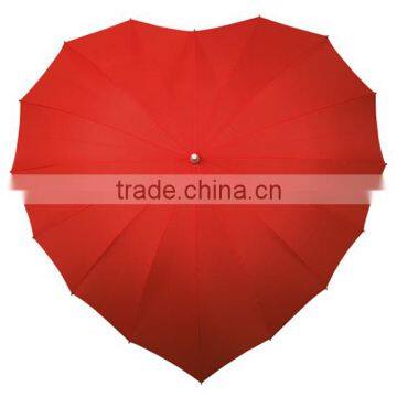 Frilled Heart Shaped Umbrella