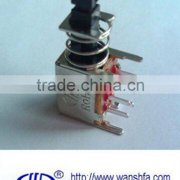 PS-22F03 50V DC self-lock push switch