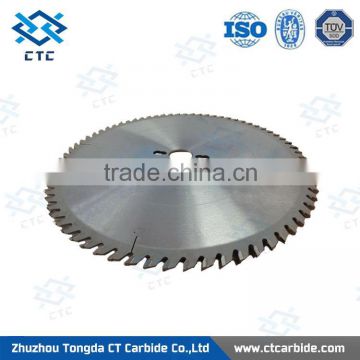 tungsten carbide and cermet tipped saw blades with high quality