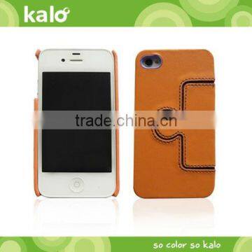 mobile phone leather puzzle case for iPhone 4S design