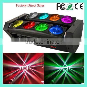 FORYOU 8pcs 10W 12W RGBW QUAD Martin DMX Professional RUSH Multibeam 2 LED Stage DJ Sharpy Beam Spider Light