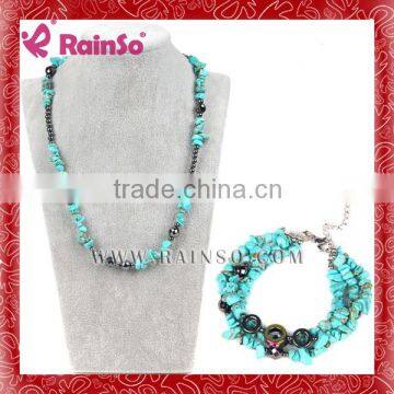 Turquoise Necklace and Bracelet Sets Promotional Gift Hong Kong