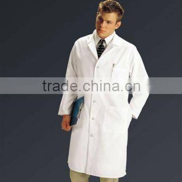 White cotton medical doctor coat