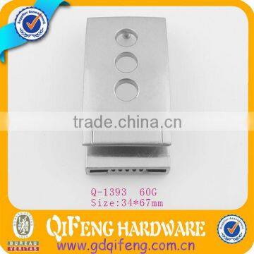 good quality zinc alloy belt buckle with tooth to fix for leather q-1393