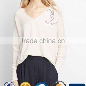 Latest V Neck Sweater Design Cashmere Sweater