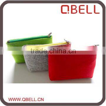 Wool Felt Fabric Cosmetic ,Organizer Bag
