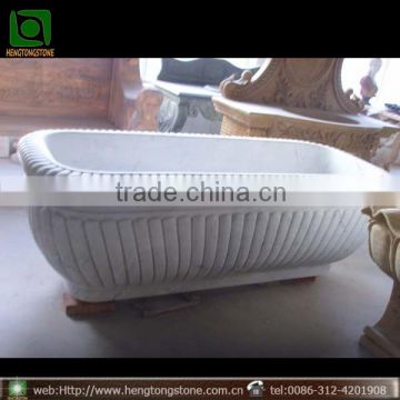 quyang factory supply high quality natural stone bathtub