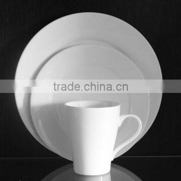 6pcs Ceramic Porcelain Fine Bone China Dinnerware Set For Hotel Restaurant