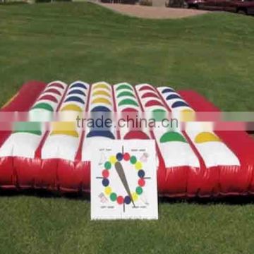 Hola giant twister game/inflatable twister game for sale