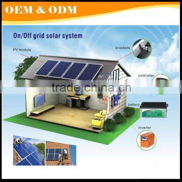 25 years use life 1000watt solar system solar panels for home use 1kw
