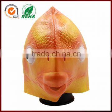 professional latex fish female face halloween mask