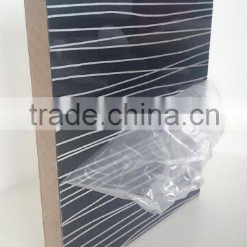 UV Coated High Gloss Pvc Membrane Laminated 18mm Composite Board for Kitchen Cabinet . photo-4