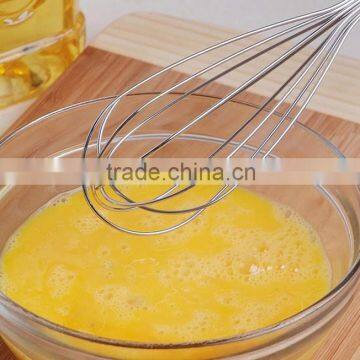 Manual Stainless Steel Mixer Beat Eggs Household Blender Bold Stainless Steel Round Bar Handle Small Medium Large Whisk D08 photo-2