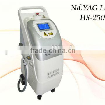 Chinese Apolo ISO CE approved beauty machine nd yag q-switch laser permanent tattoo removal and color deposit removal