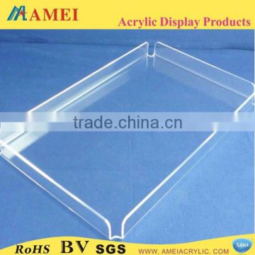 2013 hot wholesale clear lucite tray/customized wholesale clear lucite tray/wholesale clear lucite tray manufacturer