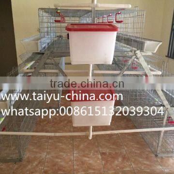 Chicken Cage 120 Birds 3 Tier or 256 Birds Chicken Cage Hot Sale in Zimbia