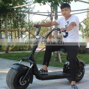 2016 popular Harley style electric scooter with big wheels, fashion city scooter citycoco