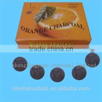 smokeless shisha charcoal of fruit flavor